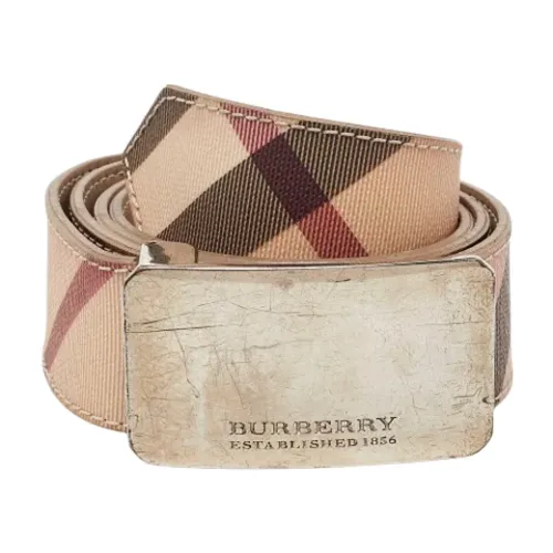 Pre-owned Canvas belts - Burberry Vintage - Modalova