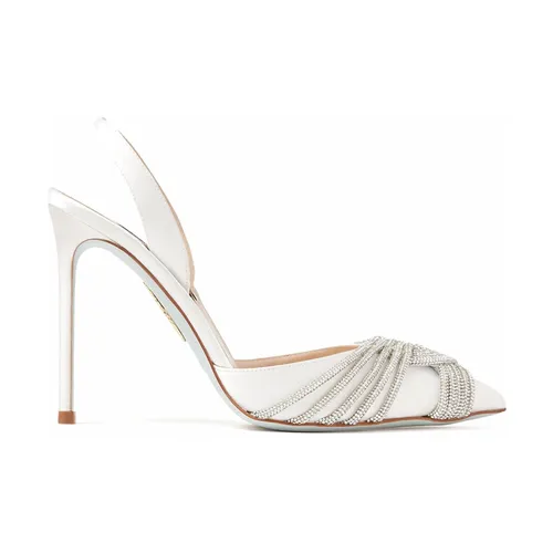 White Slingback Pumps - Aquazzura - Modalova