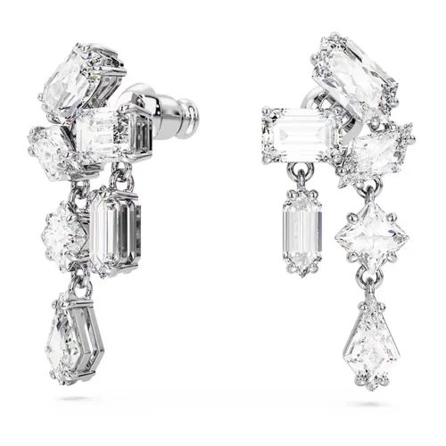 White Mesmera Earrings - Swarovski - Modalova