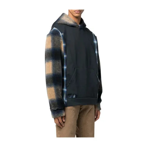 Panelled Pullover Hoodie - Alchemist - Modalova