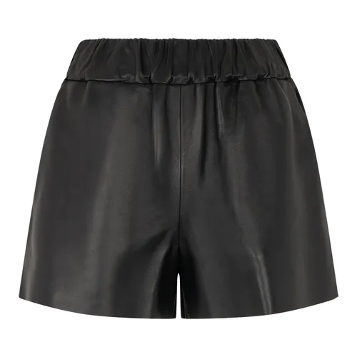 Leather Shorts - RED Valentino - Modalova