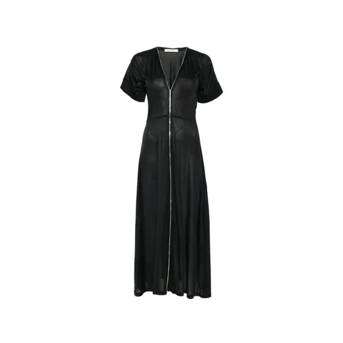V-neck Zipped Midi Dress - Lemaire - Modalova