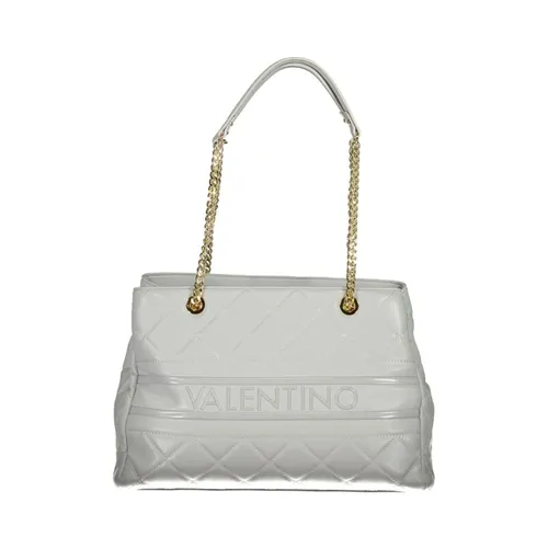 Gray Handbag with Chain and Compartments - Valentino by Mario Valentino - Modalova