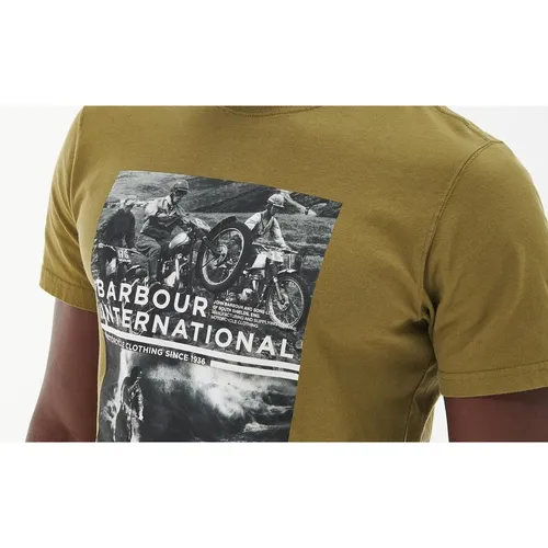 Retro Style Race T-Shirt - Barbour - Modalova