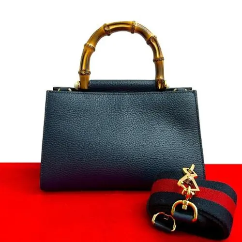 Pre-owned Leather Handbag - Gucci Vintage - Modalova