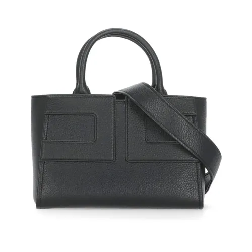 Black Shoulder Bag with Removable Strap - Elisabetta Franchi - Modalova