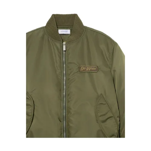 Bomber Jacket - Off White - Modalova