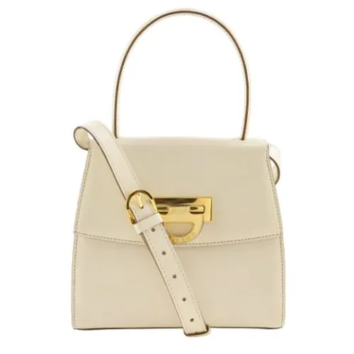 Pre-owned Vintage Leather Handbag - Celine Vintage - Modalova