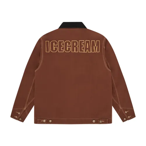 Canvas Work Jacket - Icecream - Modalova
