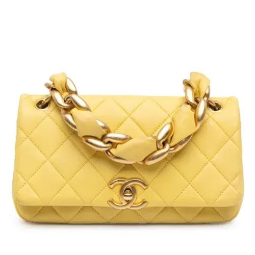 Pre-owned Cuero bolsos-chanel - Chanel Vintage - Modalova