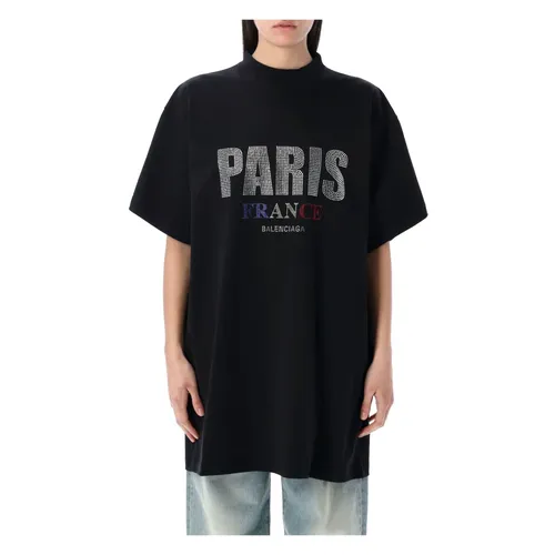 Oversized Tee Shirt - Balenciaga - Modalova