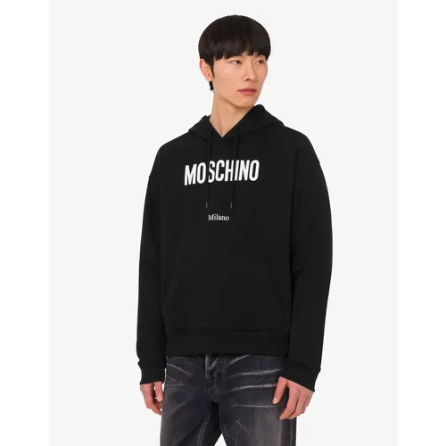 Printed Cotton Sweatshirt - Moschino - Modalova
