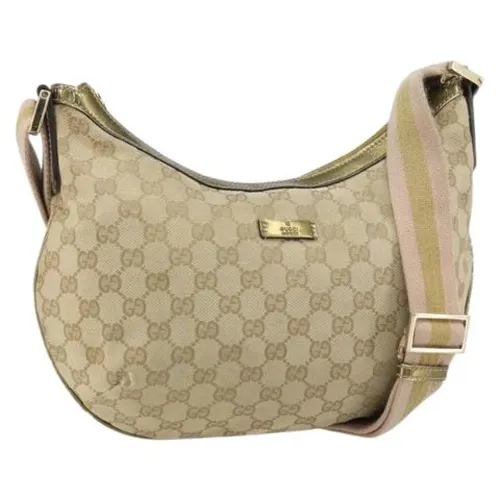 Pre-owned Canvas Shoulder Bag - Gucci Vintage - Modalova