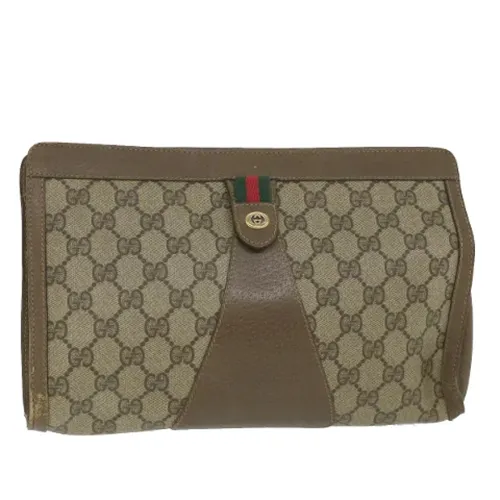 Pre-owned Canvas clutches - Gucci Vintage - Modalova