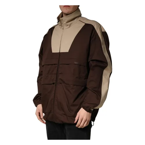 Zip Windbreaker Jacket - Dolce & Gabbana - Modalova