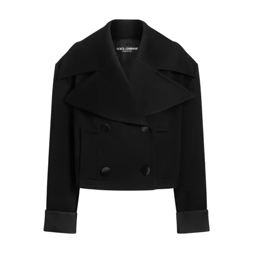 Double-breasted wool jacket - Dolce & Gabbana - Modalova