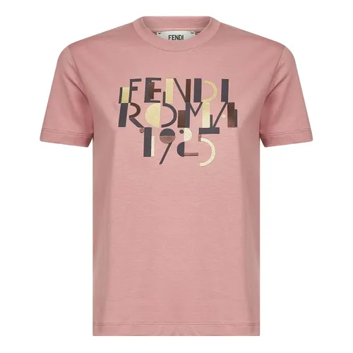 Multicolor Roma 1925 Print T-shirt - Fendi - Modalova