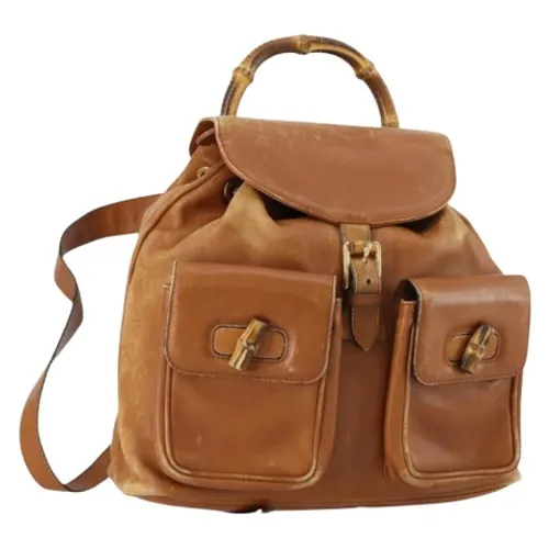 Pre-owned Vintage Backpack - Gucci Vintage - Modalova