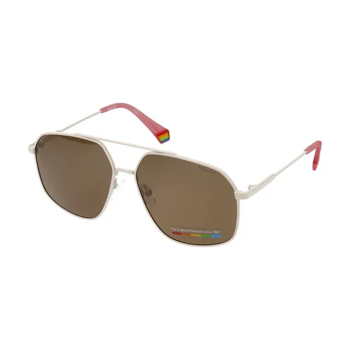 Beige Stylish Sunglasses - Polaroid - Modalova