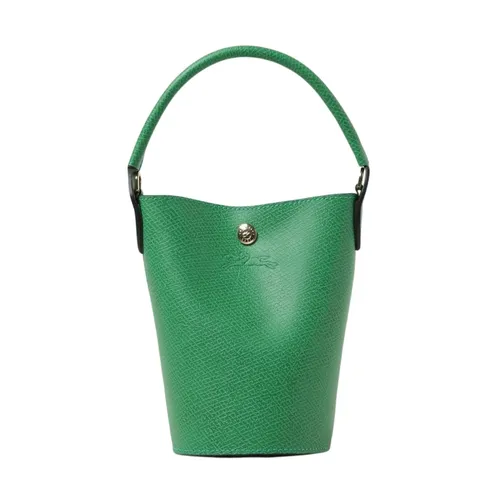 Mini Bucket Bag in Grained Leather - Longchamp - Modalova