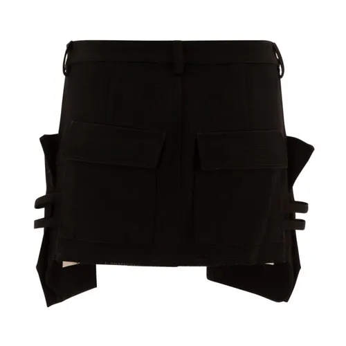Stefan Black Mini-Skirt - Rick Owens - Modalova