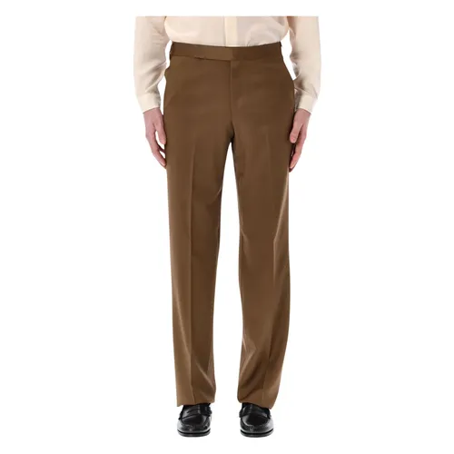 Stretch Crepe Trousers - Lardini - Modalova