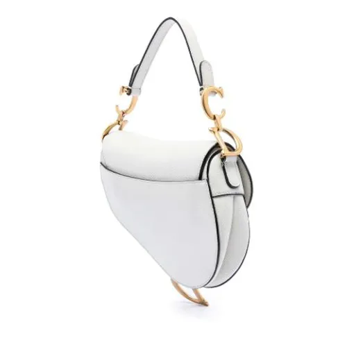 Pre-owned Leather Shoulder Bag - Dior Vintage - Modalova