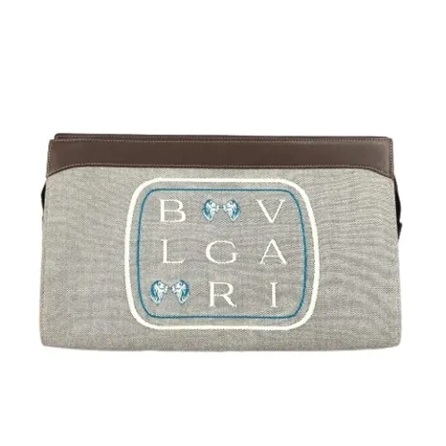 Pre-owned Canvas Pouch - Bvlgari Vintage - Modalova