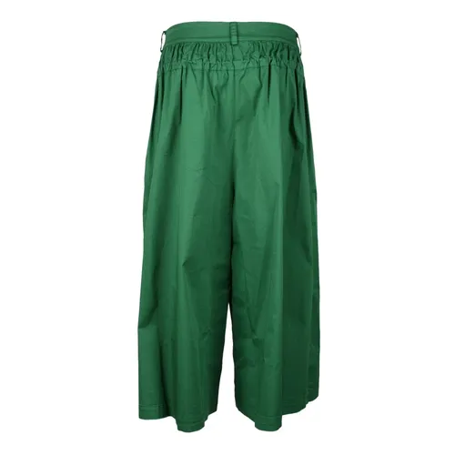 Cotton Elastan Pants - Semicouture - Modalova