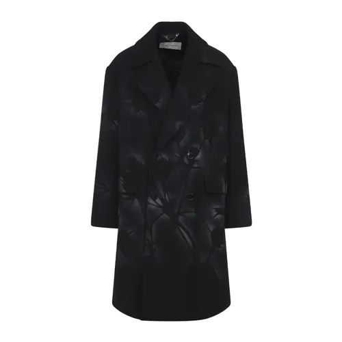 Coats > Single-Breasted Coats - - Dries Van Noten - Modalova
