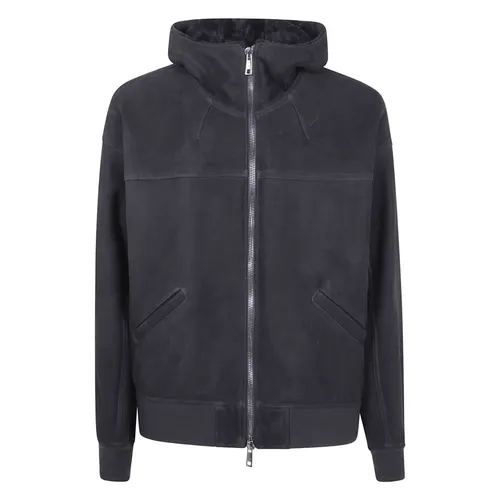 Sudadera con Capucha Oversize de Terciopelo - Giorgio Brato - Modalova