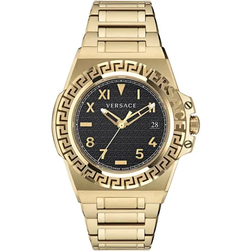Greca Analogue Watch - Versace - Modalova