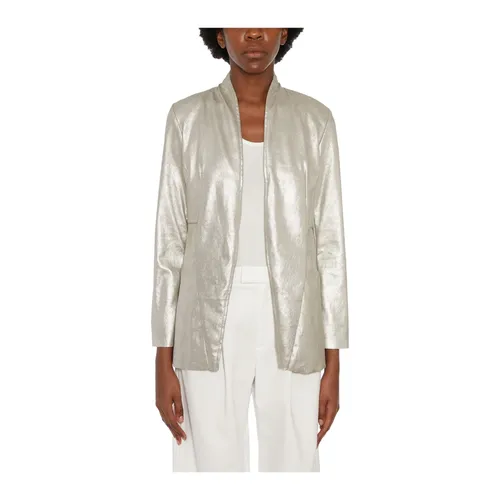 Stretch Leather Jacket - Giorgio Brato - Modalova