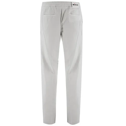 Elegant Drawstring Trousers - Kiton - Modalova