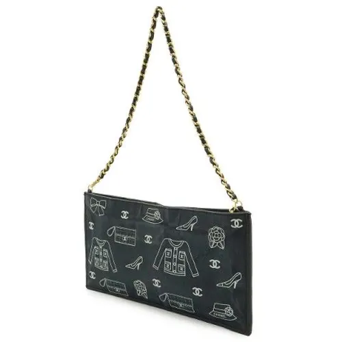 Pre-owned Vintage Canvas Clutch - Chanel Vintage - Modalova