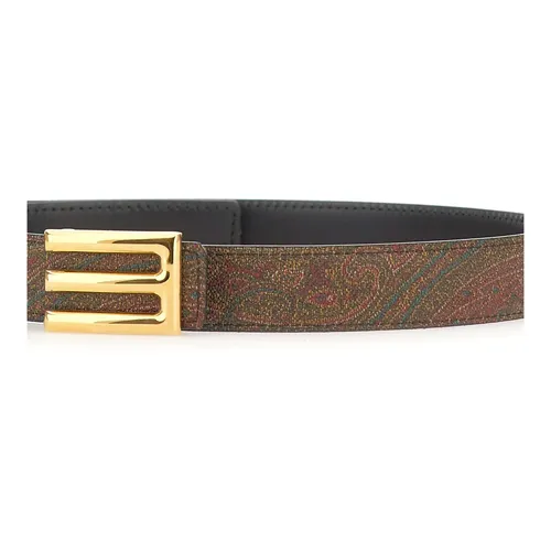Logo Buckle Belt - Etro - Modalova