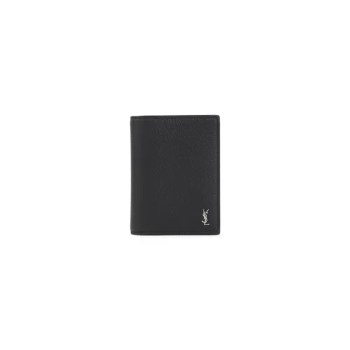 Calf Leather Wallet - Saint Laurent - Modalova