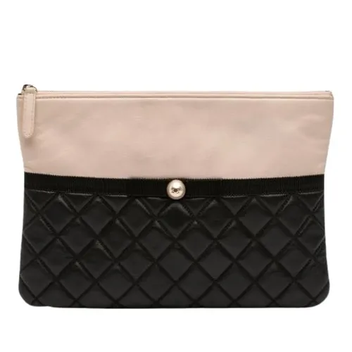 Pre-owned Leather Clutch - Chanel Vintage - Modalova
