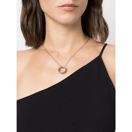 Silver Numerical Logo Necklace - Maison Margiela - Modalova