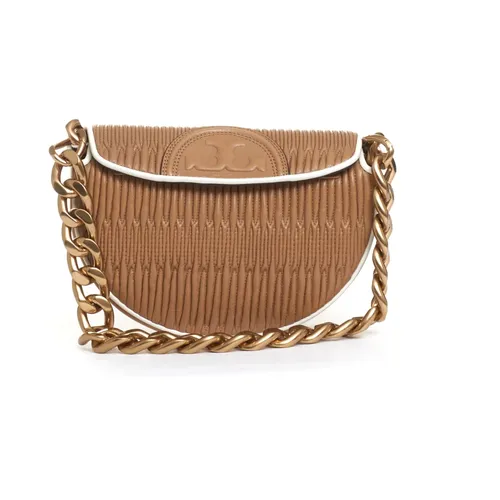 Mini Leather Saddle Bag - Tory Burch - Modalova