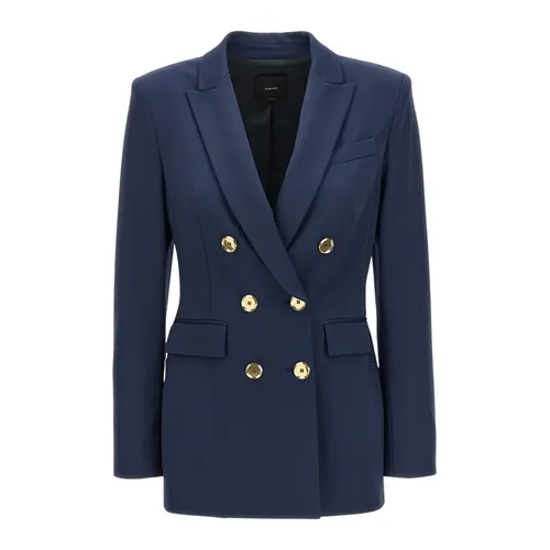 Pinko - Jackets > Blazers - Blue - Pinko - Modalova