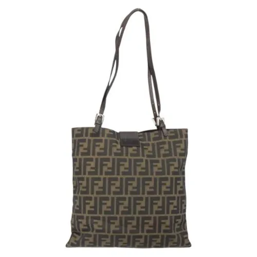 Pre-owned Canvas Shoulder Bag - Fendi Vintage - Modalova