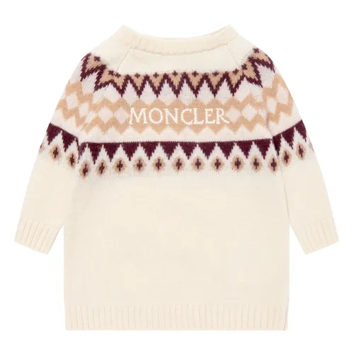 Wool Knitted Dress - Moncler - Modalova