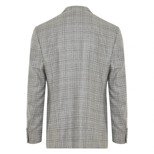 Silk/Wool Blazer with 2 Buttons - Canali - Modalova
