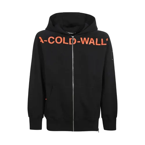 Felpa in cotone con zip intera - A-COLD-WALL - Modalova