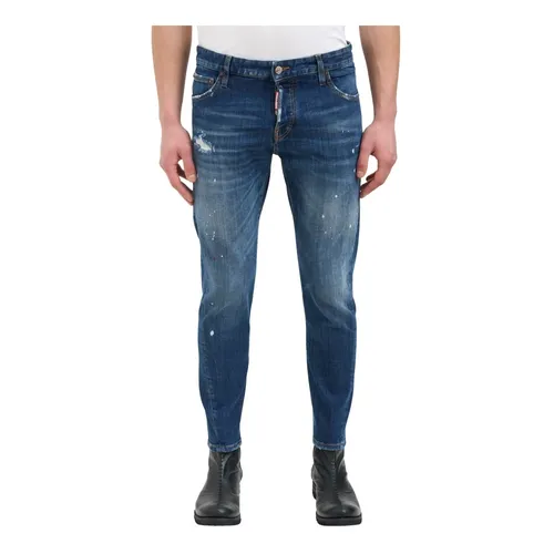 Pantalone in Denim Slim Twist - Dsquared2 - Modalova
