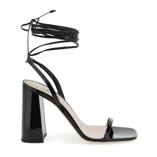 Leather Sandals - Miu Miu - Modalova