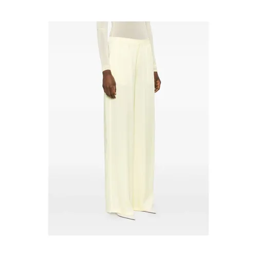 Elasticated Wide Trousers - Fabiana Filippi - Modalova