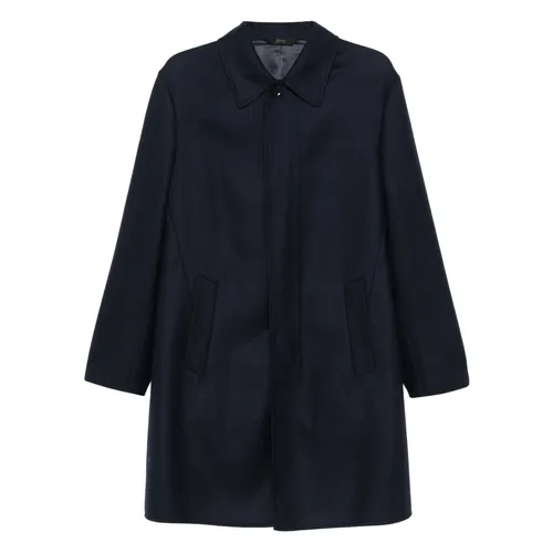 Luxury Wool Silk Coat Made in Italy - Brioni - Modalova