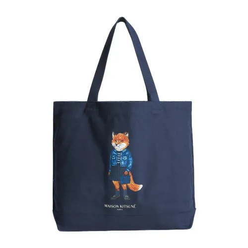 Dressed Fox Tote - Maison Kitsuné - Modalova